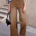 Bluing Mimimalist Patch Pocket Womens Shift Jeans - Damesmode Afbeelding 4 - Foto 4