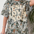 T-shirt décontracté Woodland Camo rose LOVE LIKE JESUS - Foto 4