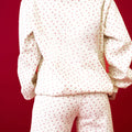 Ensemble de pantalons de survêtement à poche kangourou à poche kangourou rose - Foto 2