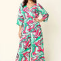 Double Take Full Size Half Sleeve Wide Leg Jumpsuit