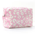 Blackish Green Leopard Print PVC Travel Makeup Organizer Cosmetic Bag - Damesmode Afbeelding 6 - Foto 6