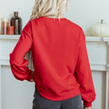 Racing Red Gingham Patch Haftowana bluza Rugby Game Day - Foto 2