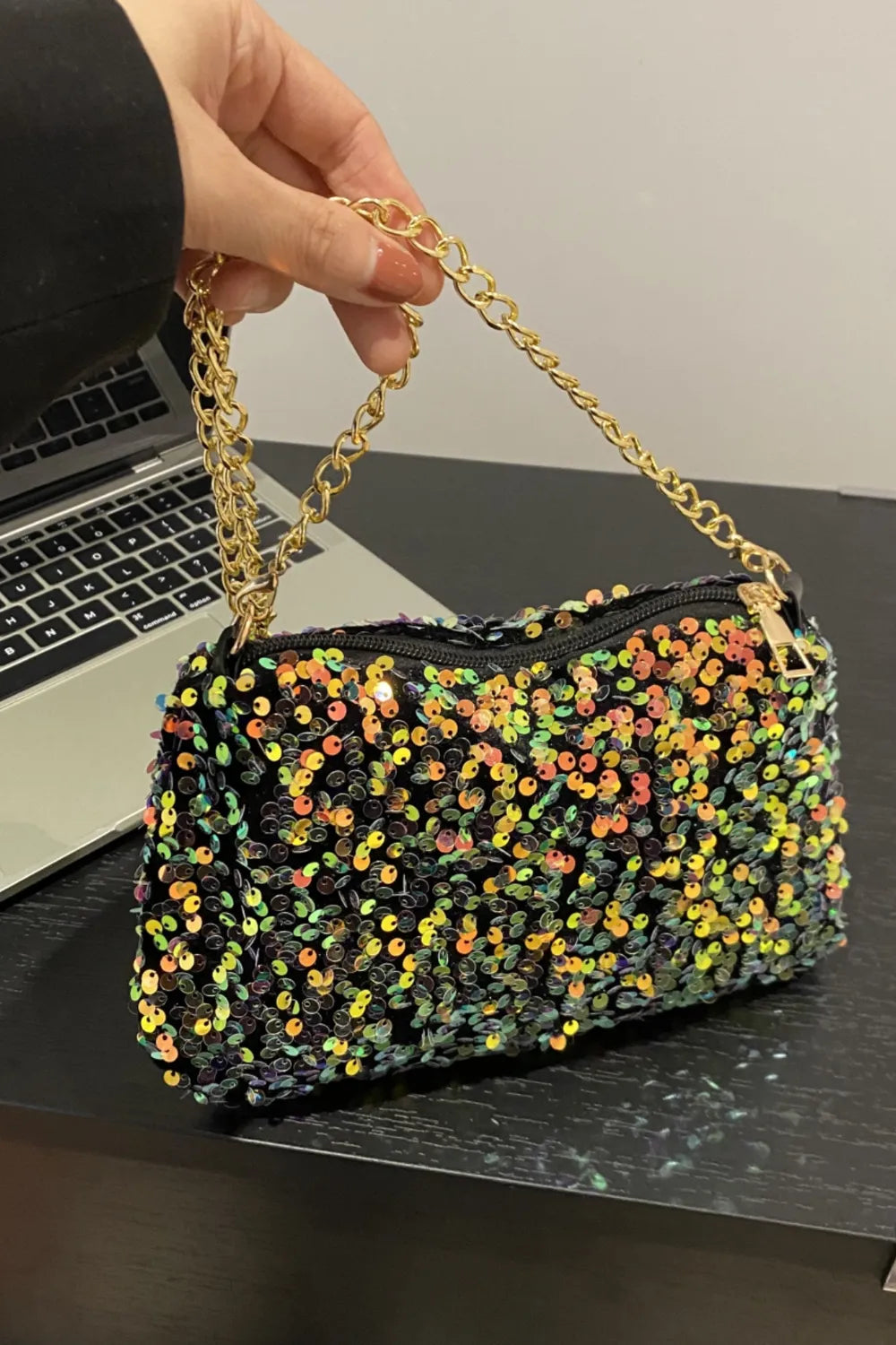 Sequin Removable Strap Shoulder Bag - Luxe Damesmode & Kleding Collectie | Redblad Nederland