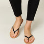 WILD DIVA PU Leather Open Toe Sandals
