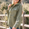 Laurel Green 2-in-1 Thermo-Strickjacke mit Textur-Struktur Kapuzenjacke - Foto 3