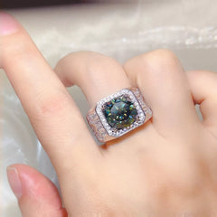5 Carat 925 Sterling Silver Moissanite Ring
