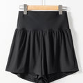 Black Pocketed Wide Waistband Swim Shorts - Damesmode Afbeelding 5 - Foto 5