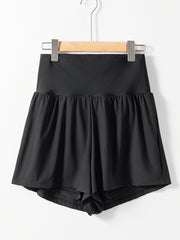 Svarta breda badshorts med fickband – Dammode Bild 5 - Miniatuur