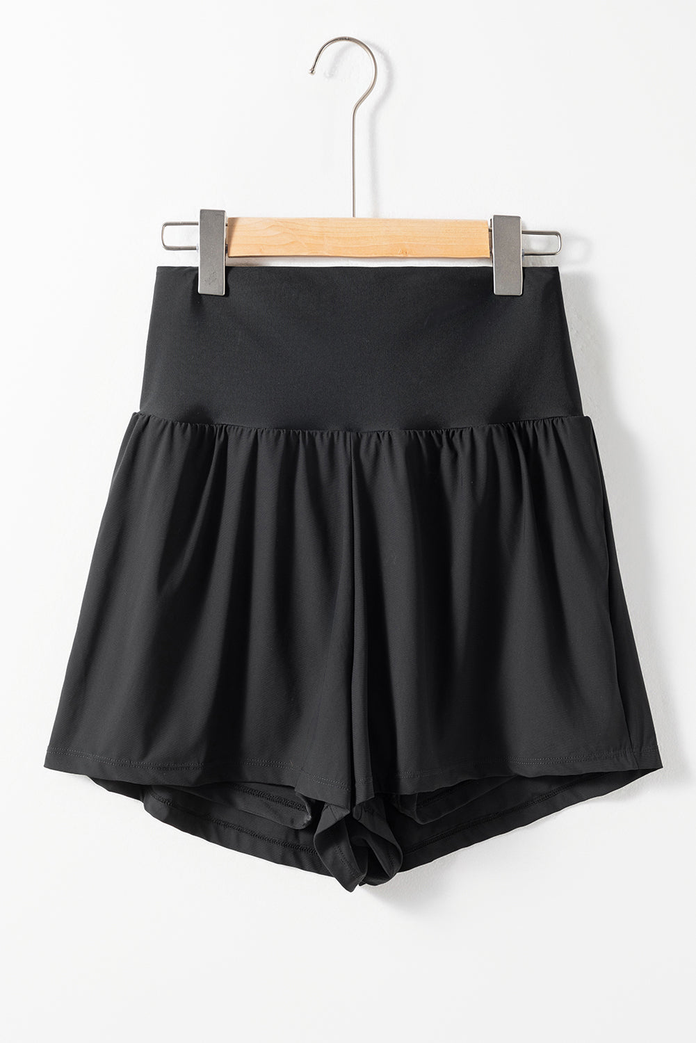 Black Pocketed Wide Waistband Swim Shorts - Damesmode Afbeelding 5