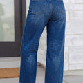 Black Frayed Cropped Barrel Jeans - Damesmode Afbeelding 5 - Foto 5