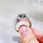5 Carat 925 Sterling Silver Moissanite Ring | Redblad 18K Solid Gold & Certified Diamond Rings