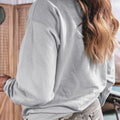 Kaffee-Floral-Buffalo-Karo-Gestreifter Patch Westernpullover Pullover - Foto 5