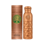 Koperen Drinkfles 950 ml - Diamonds &ndash; Detail 1 | RedBlad