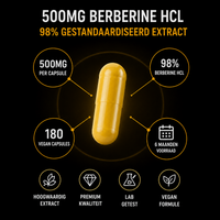 Berberine HCL 98% - Vegan - BeBulk Nutrition thumbnail