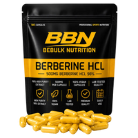 Berberine HCL 98% - Vegan - BeBulk Nutrition thumbnail