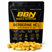 Berberine HCL 98% - Vegan - BeBulk Nutrition thumbnail