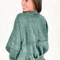 Evergreen Mineral Wash con cremallera y chaqueta abierta estilo chaqueta de algodón - Foto 2