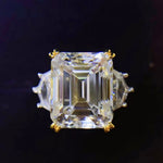 5 Carat Moissanite 925 Sterling Silver Ring | Redblad 18K Solid Gold & Certified Diamond Rings