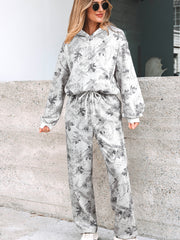 Light Grey Light Woodland Camo Classic Hoodie and Sweatpants Set - Miniatuur