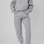 Ensemble de vêtements sportifs gris à coutures unis apparentes