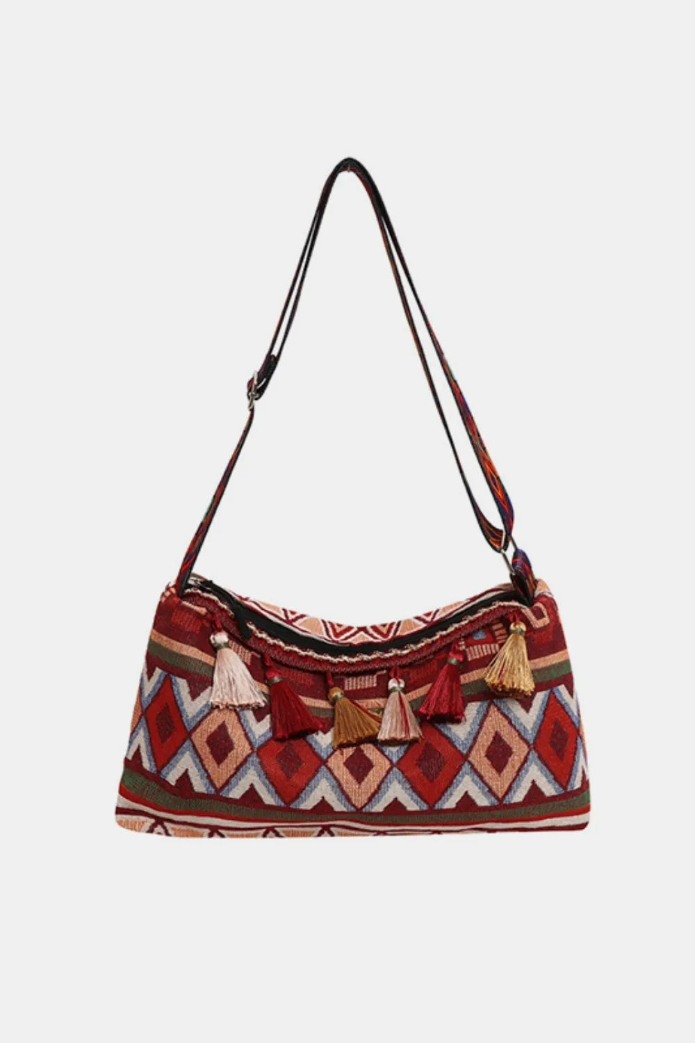 Tassel Adjustable Strap Shoulder Bag - Luxe Damesmode & Kleding Collectie | Redblad Nederland