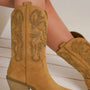 Beast Fashion Rhinestone Detail Point Toe Boots