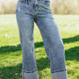 Ashleigh Blue Cuffed Straight Airy Jeans