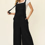 Double Take Full Size Sleeveless Wide Leg Jumpsuit