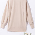 Parchment Sequin Patch Chest Pocket Corded Shacket - Foto 6