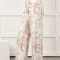 Khaki Woodland Camo Bauchkontroll Denim Breet Been Jeans - Foto 4