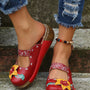 Flower Round Toe Sandals