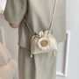 Sunflower Drawstring Bucket Bag