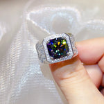 5 Carat 925 Sterling Silver Moissanite Ring | Redblad 18K Solid Gold & Certified Diamond Rings