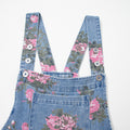 Myosotis Floral Print Denim Shortalls - Foto 5