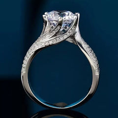 5 Carat Moissanite 925 Sterling Silver Ring