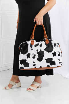 Animal Print Plush Weekender Bag - Redblad