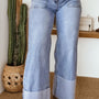 Jeans da donna Curve-up Manchs Beau Blue