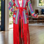 Fringe Tied Long Sleeve Cardigan