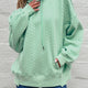Moonlight Jade Cable Texturood Dames Tasgy Effen Capuchontrui