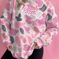 Mehrfarbiger Tarnmuster – Howdy Western Style Baggy Pullover-Pullover - Foto 5