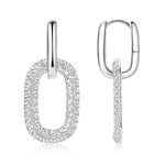 2.16 Carat Moissanite 925 Sterling Silver Earrings | Redblad 18K Solid Gold & Certified Diamond Earrings