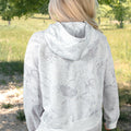 Set de pantalones con sudadera con sudadera con manga caída y manga holgada estampado en gris claro y 2 piezas - Foto 2