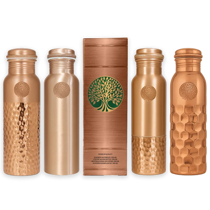 Koperen Drinkfles 950 ml - Diamonds