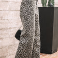 Yellow Leopard Straight Loose Leg Jeans - Foto 6