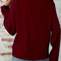 Black Collar Tab Sleeve Zip Up Flap Detail Jacket - Damesmode Afbeelding 5 - Foto 5