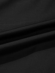 Black V Neck Twist Ruched Crisscross Backless One-Piece Swimsuit - Damesmode Afbeelding 8 - Miniatuur