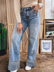 Ashleigh Blue Cuffed Locke Locke Jeans – Damenmode Bild 8 - Miniatuur