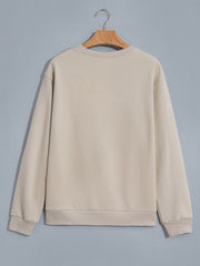 Jet Stream GOD IS GOOD Western-Pullover mit gesticktem Buchstaben und Crewneck-Pullover - Miniatuur