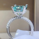 5 Carat Moissanite 925 Sterling Silver Ring | Redblad 18K Solid Gold & Certified Diamond Rings