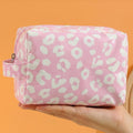 Blackish Green Leopard Print PVC Travel Makeup Organizer Cosmetic Bag - Damesmode Afbeelding 4 - Foto 4